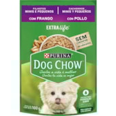 Sachê Dog Chow Frango Cães Filhotes Raças Pequenas 100g