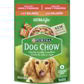 Sachê Dog Chow Salmão Cães Adultos Raças Pequenas 100g
