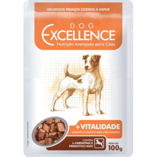 Sachê Dog Excellence Vitalidade Cães Adultos 100g