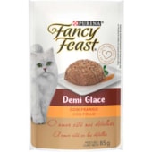 Sachê Fancy Feast Demi Glace Frango Gatos Adultos 85g