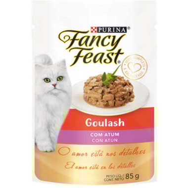 Sachê Fancy Feast Goulash Atum Gatos Adultos 85g