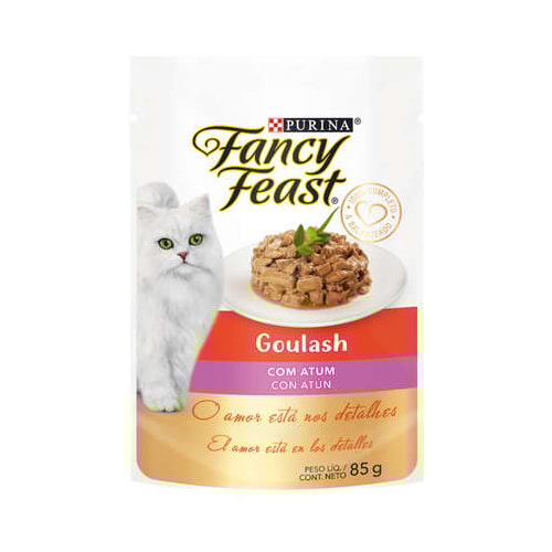 Sachê Fancy Feast Goulash Atum Gatos Adultos 85g