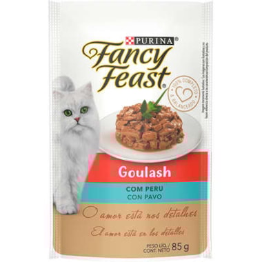 Sachê Fancy Feast Goulash Peru Gatos Adultos 85g