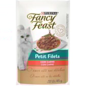 Sachê Fancy Feast Petit Filets Carne ao Molho Gatos Adultos 85g