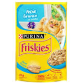 Sachê Friskies Peixe Branco ao Molho Gatos Adultos 85g