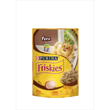 Sachê Friskies Peru ao Molho Gatos Adultos 85g