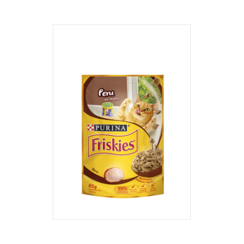 Sachê Friskies Peru ao Molho Gatos Adultos 85g