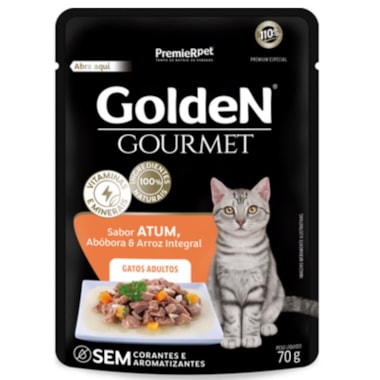 Sachê Golden Gourmet Atum Gatos Adultos 70g