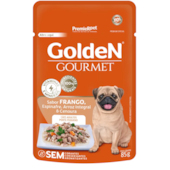 Sachê Golden Gourmet Frango Cães Adultos Raças Pequenas 85g