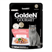 Sachê Golden Gourmet Frango Gatos Adultos 70g