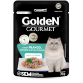 Sachê Golden Gourmet Frango Gatos Adultos Castrados 70g