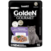 Sachê Golden Gourmet Frango Gatos Filhotes 70g