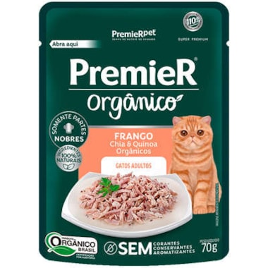 Sachê Golden Gourmet Frango Orgânico Gatos Adultos 70g