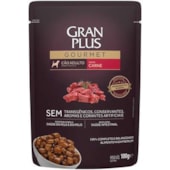 Sachê Gran Plus Gourmet Carne Cães Adultos 100g