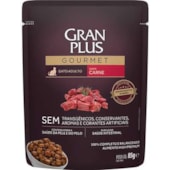 Sachê Gran Plus Gourmet Carne Gatos Adultos 85g
