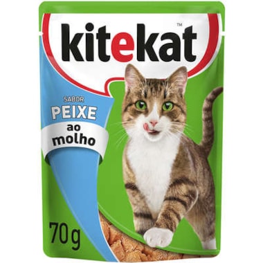 Sachê Kitekat Peixe Gatos Adultos 70g
