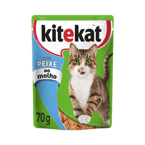 Sachê Kitekat Peixe Gatos Adultos 70g