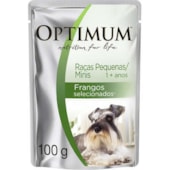 Sachê Optimum Frango Cães Adultos Raças Mini e Pequenas 100g
