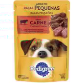 Sachê Pedigree Carne ao Molho Cães Adultos Raças Pequenas 100g