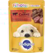 Sachê Pedigree Carne ao Molho Cães Filhotes 100g