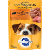 Sachê Pedigree Cordeiro ao Molho Cães Adultos Raças Pequenas 100g