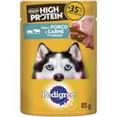Sachê Pedigree High Protein Porco Carne Cães Adultos 85g