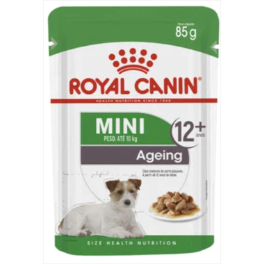 Sachê Royal Canin Mini Ageing Cães Sênior +12 Raças Mini e Pequenas 85g