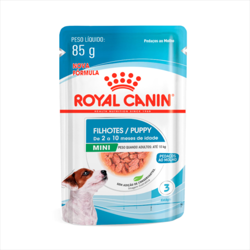 Sachê Royal Canin X-Small Cães Filhotes Raças Pequenas 85g
