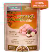 Sachê Special Cat Ultralife Frango Gatos Adultos Castrados 85g