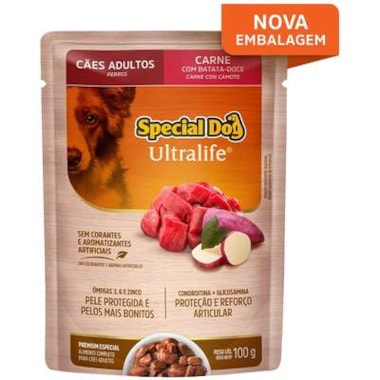 Sachê Special Dog Ultralife Carne Cães Adultos 100g