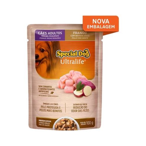 Sachê Special Dog Ultralife Frango Cães Adultos Raças Pequenas 100g