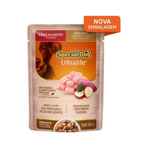 Sachê Special Dog Ultralife Frango Cães Filhotes 100g