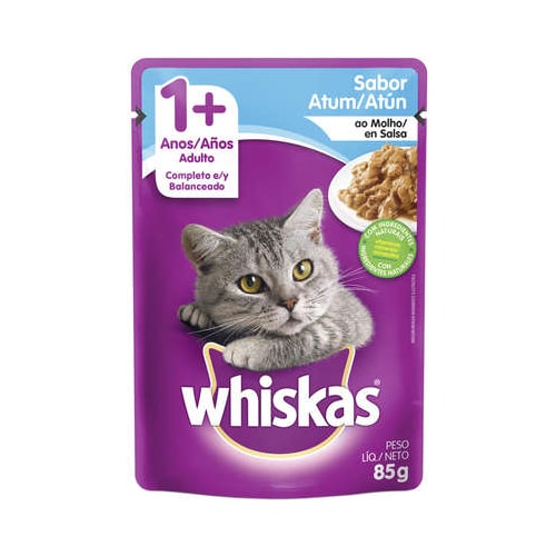 Sachê Whiskas Atum Gatos Adultos 85g