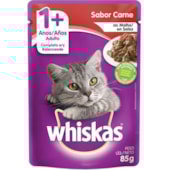 Sachê Whiskas Carne Gatos Adultos 85g