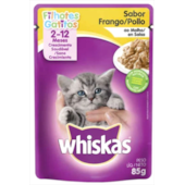Sachê Whiskas Frango Gatos Filhotes 85g