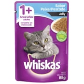 Sachê Whiskas Jelly Peixe Gatos Adultos 85g