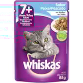 Sachê Whiskas Peixe Gatos Sênior +7 85g