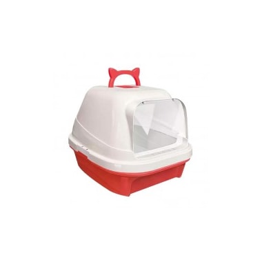 Sanitário Higiênico Mec Pet WC Gatos Vermelho