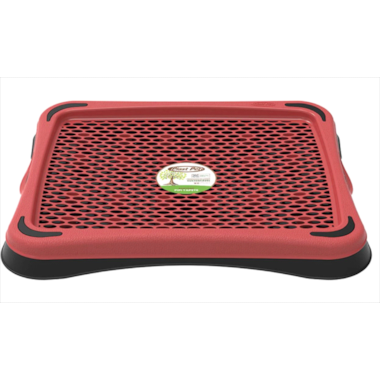 Sanitário Higiênico Plast Pet Pipi Jornal Vermelho