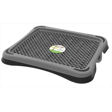 Sanitário Higiênico Plast Pet Pipi Tapete Cinza