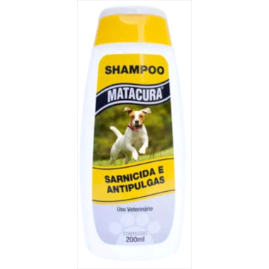 Shampoo Antipulgas e Sarnicida Matacura 200ml