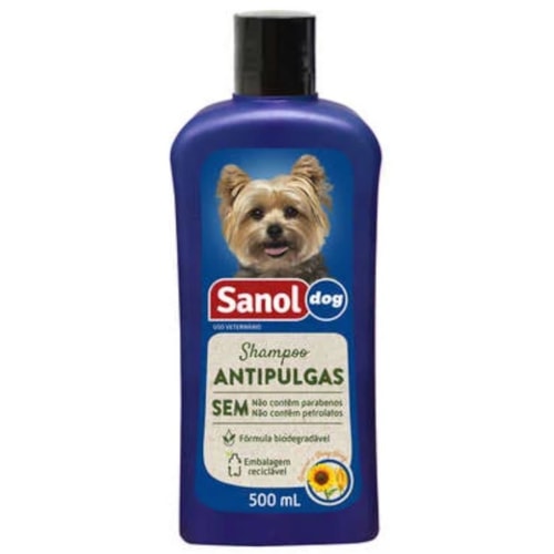Shampoo Antipulgas Sanol 500ml
