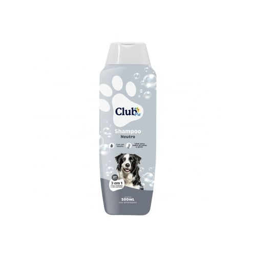 Shampoo Club Pet Mais Pelos Neutros 500ml