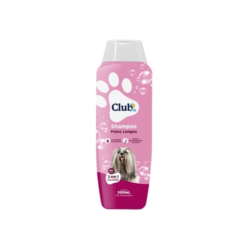 Shampoo Club Pet Pelos Longos 500ml