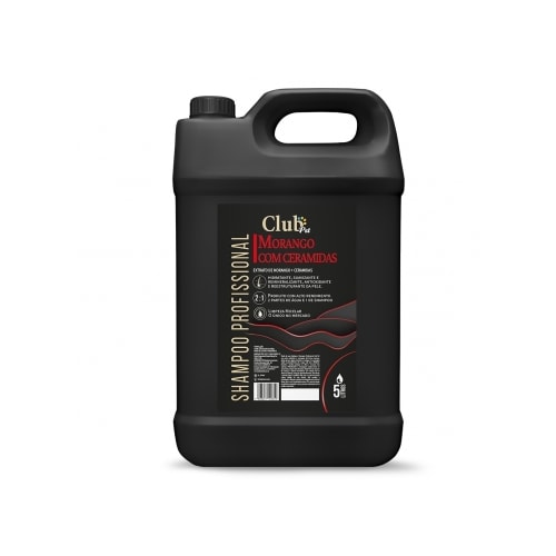 Shampoo Club Pet Profissional Morango com Ceramidas 5L