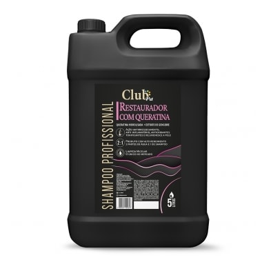 Shampoo Club Pet Profissional Restaurador com Queratina 5L