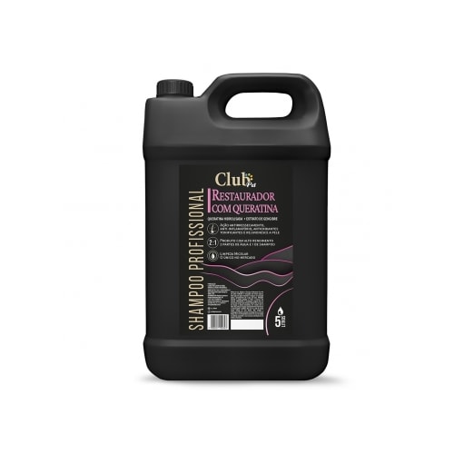 Shampoo Club Pet Profissional Restaurador com Queratina 5L