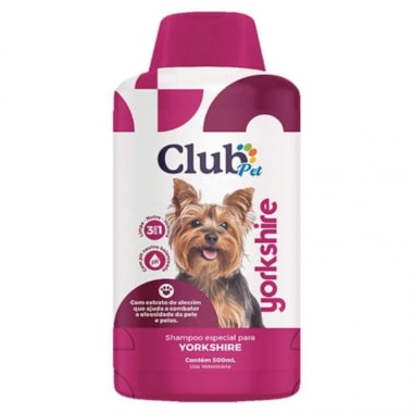 Shampoo Club Pet Yorkshire 3 em 1 500ml