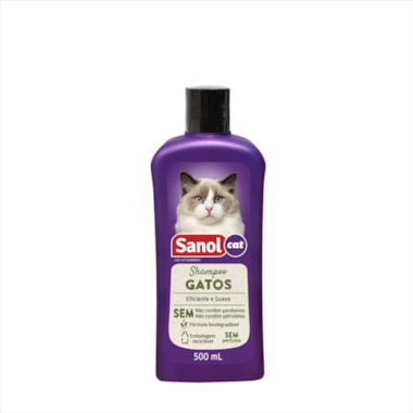Shampoo Sanol Gatos 500ml