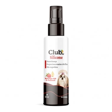 Silicone Club Pet Morango com D-Pantenol 60ml